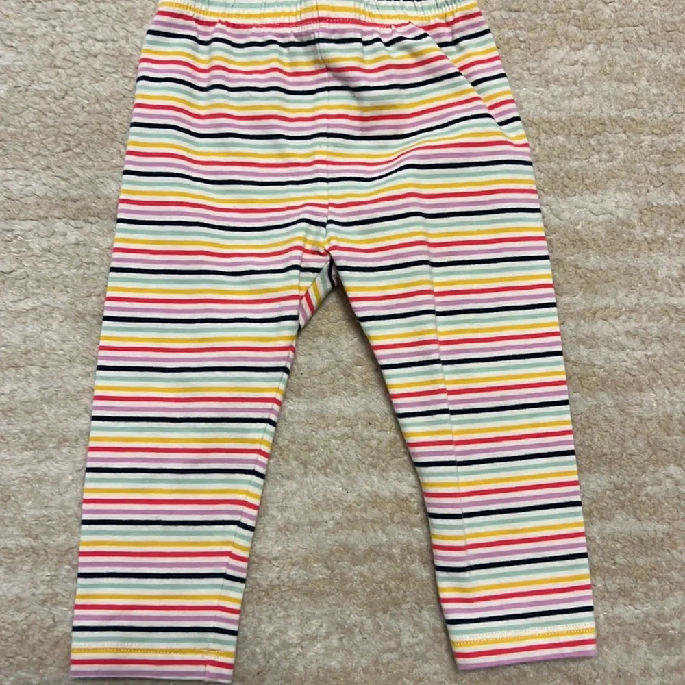 Adorable Baby Girls Baby Gap Striped two piece outfit with peplum top!